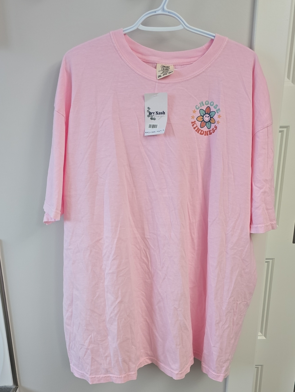 "Choose Kindness" Pink Tee